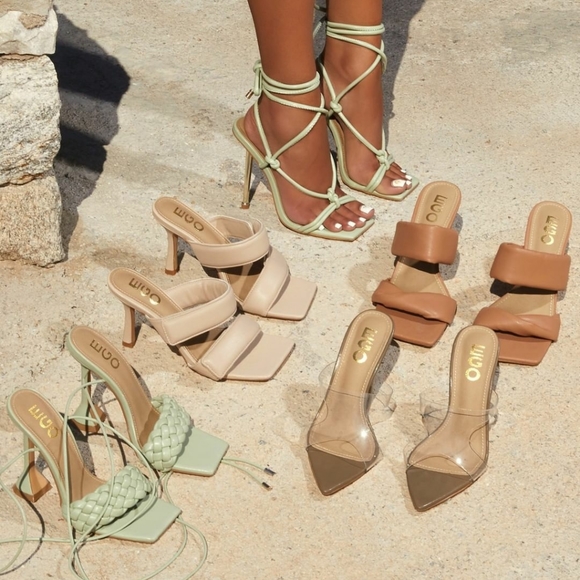 🚨LAST CHANCE// Beige heel Sandal - Picture 2 of 6